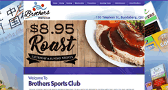 Desktop Screenshot of brotherssportsclub.com
